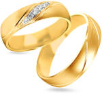 Heratis Forever Jegygyűrű gyémántokkal 0, 070 ct, szélessége 5 mm STOBR284Y