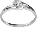 Heratis Forever Eljegyzési gyűrű 0.150 ct gyémánttal Korona fehér CSBR29A
