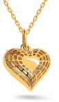 Heratis Forever Fényes arany szív medál IZ11082