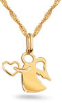 Heratis Forever Arany minimalista Angyalka medál szívvel IZ28187