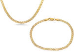 Heratis Forever Garibaldi 3, 5 mm-es aranylánc és karkötő készlet IZ28238S