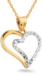 Heratis Forever Arany kétszínű medál szív mintával IZ17429