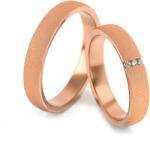 Heratis Forever Jegygyűrű gyémántokkal 0, 030 ct, szélessége 4 mm STOBR261R