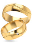 Heratis Forever Jegygyűrű gyémánttal 0, 015 ct, szélessége 6 mm STOBR286