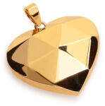 Heratis Forever Arany szív medál mintával IZ24912