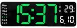 Sumker Digitális falióra asztali ébresztőóra naptár hőmérő 6629