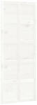  VID fehér tömör fenyőfa istálló stílusú ajtó 100 x 1, 8 x 204, 5 cm