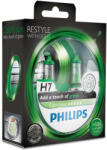 Philips Set 2 becuri auto halogen pentru far Philips ColorVision Green H7 55W 12V 12972CVPGS2