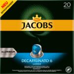 Jacobs Decaffeinato 6 Lungo koffeinmentes őrölt-pörkölt kávé kapszulában 20 db 104 g