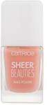 Catrice Sheer Beauties Nail Polish lac de unghii 10, 5 ml pentru femei 050 Peach For The Stars