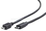 Gembird CCP-USB2-MBMCM-1M USB TYPE-C -> micro USB 2.0 BM cable 1m black (CCP-USB2-MBMCM-1M) (CCP-USB2-MBMCM-1M)