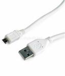 Gembird CCP-MUSB2-AMBM-W-1M micro USB 2.0 cable AM-MBM5P 1m white (CCP-MUSB2-AMBM-W-1M) (CCP-MUSB2-AMBM-W-1M)