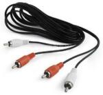 Gembird CCA-2R2R-6 RCA stereo audio cable 1.8m (CCA-2R2R-6) (CCA-2R2R-6)