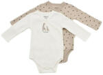 BabyCosy Set 2 body-uri cu maneca lunga petrecute, Girafa, BabyCosy, 100% bumbac organic (Marime: 0-3 Luni) (BC-CSY5759-0)