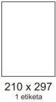 Smartline Címkék 210x297mm 1 címke laponként 100 lap Smartline (EL/MF-1L210x297)