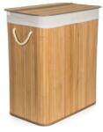 G21 szennyeskosár 105 l elválasztóval, bambusz fehér kosárral (KPG21BAM1NW)