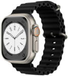 Techsuit Curea pentru Apple Watch 1/2/3/4/5/6/7/8/SE/SE 2/Ultra (42/44/45/49mm) - Techsuit Watchband (W038) - Black (KF2310809) - vexio