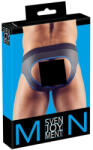 Svenjoyment - nyitott jock alsó (fekete-kék) - szexshop