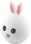 Tracer Bunny, RGB LED, 5 színtónus, 4 világítási mód, Vezeték nélküli, Éjszakai lámpa (TRAOSW47255) - emag