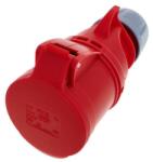 PCE Ipari dugalj lengő 3P+N+E 32A 5P 400V(50+60Hz) piros egyenes IP44 műanyag 6h-pozíció Shark PCE (PCEL225-6)