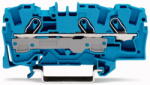 WAGO Átvezető sorkapocs 1-szintes 41A 1.5-6mm2/érvéghüvely kék rugószorításos/ rugószorításos WAGO (2006-1304)