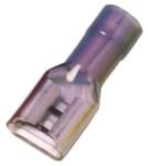 Weidmüller Csúszósaru 22mm hüvely teljesen szigetelt kék lapos 6, 3x0, 8 mm réz LIF 2, 5F638 RF Weidmüller (9200650000)