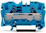 WAGO Átvezető sorkapocs 1-szintes 41A 1.5-6mm2/érvéghüvely kék rugószorításos/ rugószorításos WAGO (2006-1204)