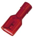 Weidmüller Csúszósaru 22mm hüvely teljesen szigetelt piros lapos 6, 3x0, 8 mm réz LIF 1, 5F638 RF Weidmüller (9200640000)