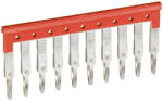 LEGRAND Keresztösszekötő 10-pólusú szigetelt piros 32A 6mm-mod. táv 4mm2 sorkapocshoz Viking3 LEGRAND (037504)