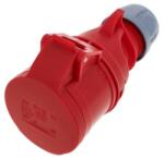 PCE Ipari dugalj lengő 3P+N+E 16A 5P 400V(50+60Hz) piros egyenes IP44 műanyag 6h-pozíció Shark PCE (PCEL215-6)