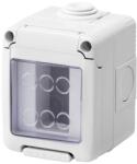 Gewiss COMBI SYSTEM szerelvénydoboz FK szürke, gumimembrános 1 modulos, IP55 GW27041 (GW27041)