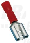TRACON Csúszósaru 20, 5mm hüvely részlegesen szigetelt 17.5A piros lapos 4, 8x0, 8 mm réz TRACON (PCSH5)