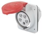 Gewiss Ipari dugalj beépíthető 3P+N+E 5P 400V(50+60Hz) piros ferde 32A IP44 műanyag IEC309HP GEWISS (62221H)