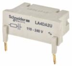 SCHNEIDER Túlfeszültség-korlátozó modul RC-védőkapcsolás 110-240V/AC AC TeSys LA4-D Schneider (LA4DA2U)