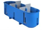 SIMET Gipszkarton szerelvénydoboz 3-as ovális 68mmx 210mmx 65mm-átmérő kék műanyag P3x60D SIMET (32104203)