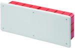 Gewiss Süllyesztett kötő-/szerelvénydoboz DIN-sínnel téglalap 392mmx 152mmx műanyag piros GEWISS (GW48008)