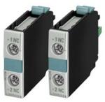 Siemens Segédérintkező blokk S00-12-höz 2v 1ny 6A/AC15/230V előlapra csavaros SIRIUS SIEMENS (3RH1921-1CA01)