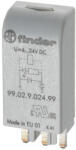 FINDER Túlfeszültségvédő modul varisztor 110-240VAC 110-240VDC AC/DC LED 99.02. 0.230. 98 FINDER (9902023098)