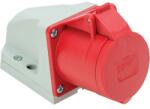 PCE Ipari dugalj falra szerelhető 3P+N+E 16A 400V(50+60Hz) piros IP44 műanyag 6h-pozíció csavaros PCE (PCEL115-6K)