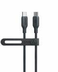 Anker Cablu de date Anker Bio 543, USB-C - USB-C, 1.8m, Black (A80E2G11)