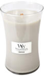 WoodWick Warm Wool lumânare parfumată cu fitil de lemn 609, 5 g