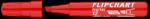 ICO Flipchart marker vízbázisú 1-4mm, vágott Artip 12 piros (9580002004)