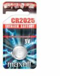 Maxell Elem CR2025 lithium 1 db/csomag, akasztós bliszterben Maxell (CR2025)