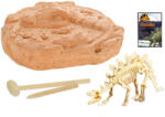 MIKRO Set Jurassic World, sculptați un schelet de Stegosaurus cu accesorii (MI34732)
