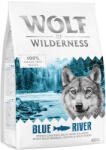 Wolf of Wilderness Wolf of Wilderness Testează: Hrană uscată, umedă, snackuri câini - uscată: Blue River Somon (400 g)