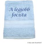 Jázmin Hímzett törölköző A legjobb focista felirattal (TOR_36)