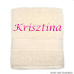 Jázmin Neves törölköző hímzett Krisztina felirattal (TOR_148)