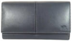 Kadro Carelli Nagyméretű női bőr pénztárca kék színben (512930-007)