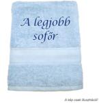 Jázmin Hímzett törölköző A legjobb sofőr felirattal (TOR_35)