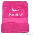 Jázmin Hímzett törölköző Igaz barátnő felirattal (TOR_43)